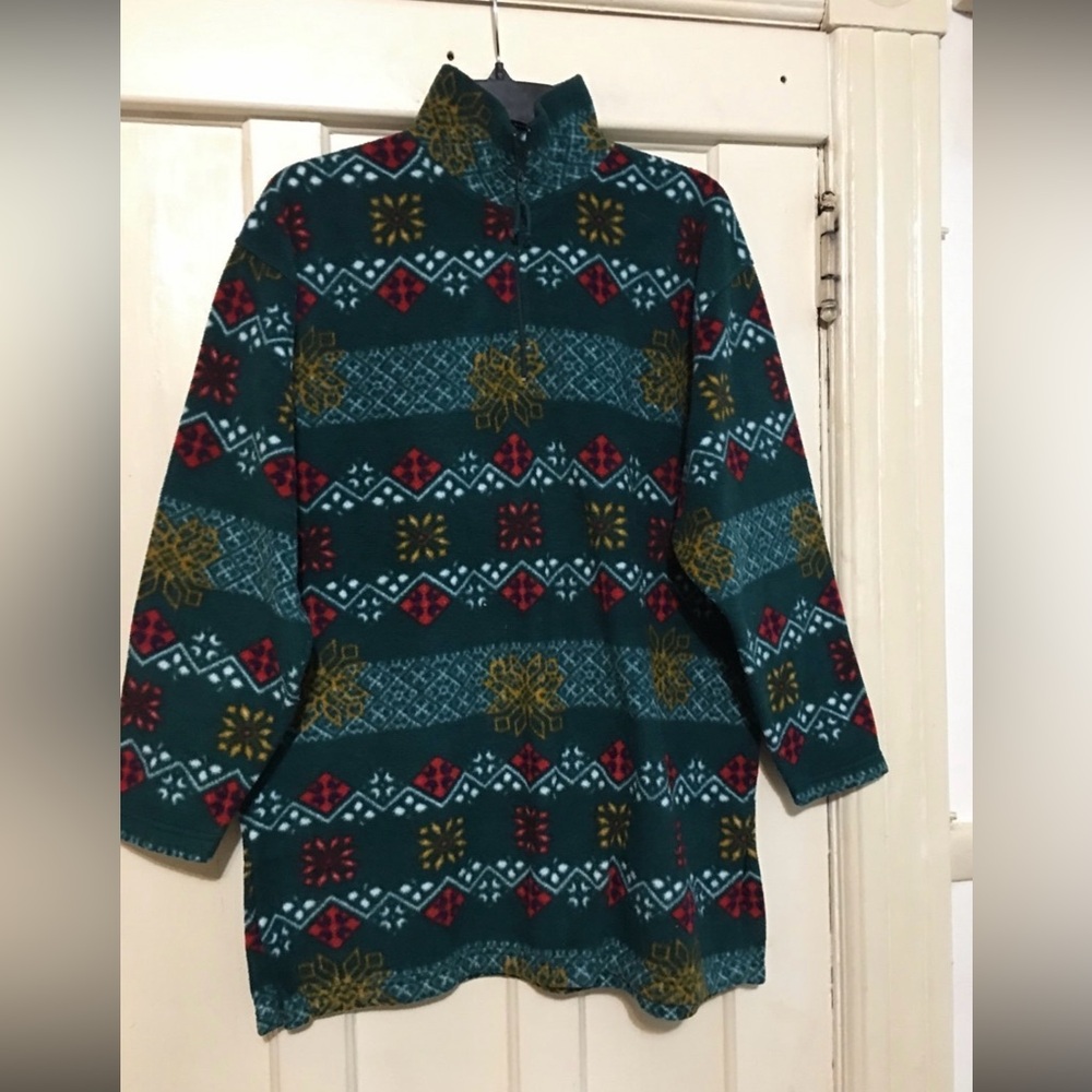 Victoria Secret country vintage oversized fleece sweater S